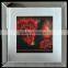 flower painting wall mirror HL14238