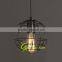 Industrial Pendant Lamp Iron Cage Pendant Light Fixture of Ceiling