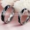 Cheap wholesale surgical titanium couple ring fashion jewelry China supplier
