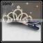 Women Girls Bridal Wedding Crystal Crown Hair Clip Apparel Accessories Headwear Hair Pin