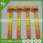 White supermarket hang strip with hooks