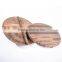 Carbonized wood Pan lid/ wood pan cover/ wood pot cover with handle