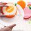 J195 4types Fruit Sponge Cleaning Cloth sponge scouring pad