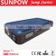 sunpow 12000mah multi-function 12v car jump starter portable power bank with solar panel in car accessories