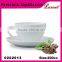 high quality food safe super white cup and saucer for coffee shop