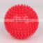 pvc hand small spiky massage ball can not inflatable