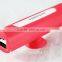 Mini 2 in 1 Silicone 18650 li ion battery charger holder 2000mah 2200mAh 2600mah suction cup external power bank charger