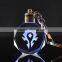 Promotional Game theme LOGO Led Flashing Crystal Keychain