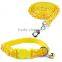 Yiwu Unique Style Ribbon Handmade Nylon Puppy Dog Collars And Leashes