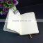 embossed logo softcover pu pocket note books