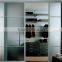 Glass closet door with EN12150 certificate