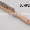 beech wood handle stainless steel wire brush