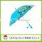 Wholesale 19*8K child sun straght solar umbrella fan straght umbrella