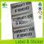 Asset tag label Warranty sticker label tag label
