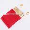 Professional mini velvet pouch gift bag velvet clutch bag with aglets                        
                                                                                Supplier's Choice