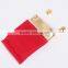 Professional velvet drawstring bag with aglets made in china                        
                                                                                Supplier's Choice