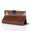 Most popular flip pattern wallet leather case for Blackberry LEAP with stand