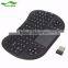 English keyboard 2.4G Rii i8+ 92 keys wireless mini keyboard Touch pad mouse Combo for Tv box tablet pc ps3 Fly Mouse