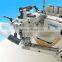 chain removal suction device wiht flat seamer machine