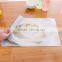 placemat pretty white flower 3D plastic table mat for cute girl /kids 3d placemat