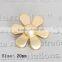 YX8162 New Design Fashion Flower Shape Metal Snap Buttons for Garments