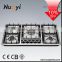 New Stainless Steel Commercial Kitchen Appliance Freestanding 5 burner Gas Cooker with Oven