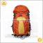 Customized china outdoor orange hiking cube ride backpack