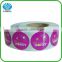 High quality custom printing roll sticker for food packaging, waterproof food sticker