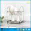 Guangzhou factory cabinet dish rack, kitchen unique dish rack, hanging stainless steel dish rack