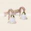 Euorepe Style Glass Modern Wall Lamps 220V 3 Heads Decorative Wall Lamps