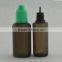 PET squeeze black plastic dropper bottles wholesale