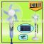 UNIELEK new product!! Battery operated solar water rechargeabel mist fan UNI-406 price