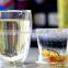 borosilicate cappuccino double wall glass cup with lid