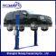 3.5 ton double cylinder two post vehicle lift