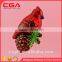 Handmade christmas ornaments glass animals doll home decoration