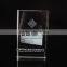 Custom crystal laser engraving cube for 2d & 3d bus image picture