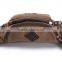 Man high quality waist pack brown color canvas waist bag man cheap chest bag very low price factory bags