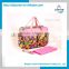 Luxury Fancy Floral Pattern Mom Diaper Tote Bag for Baby
