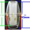 double wall colored glass lamp shade with inside G9 screw inside sandblasting outside clear