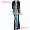 Wholesale Long Shiny Sleeve Cotton Maxi Dress
