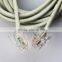 2015 Hot Sell Telephone Extension Cord 6P4C Plugs Round Cable