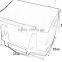 oversized cooler lunch bag/cheap insulated cooler bag