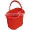 Household Tool Of Cleaning Bucket With Mop