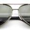Top quality new fashion classic metal frame polarized aviator sunglasses for men eyeglass eyewear