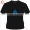 Sound Activated LED T-shirt Men The Avengers tshirts Iron Man Tony Stark High Quality EL Luminous Cotton T shirts