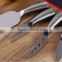 5 pcs stainless steel hollow cheese knife set