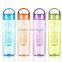 2016 hot seller tritan joyshaker fruit infuser water bottle/plastic juice bottle