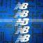 Transparent reflective self adhesive metal logos