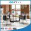 TB popular wrought iron modern dining room furniture set