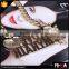 Hip Hop Design Letter Charms Necklace,Alloy Heels With Full Crystal and Enamel Necklace